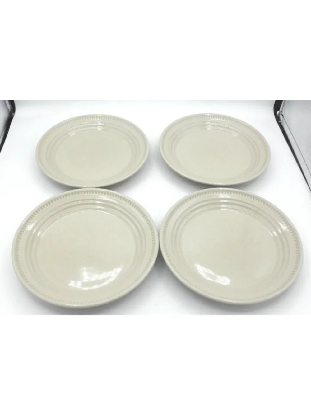 Craft Colors Oatmeal by Dansk 8 Inch Salad Plates Set of 4 Pattern Code: DANCRCO